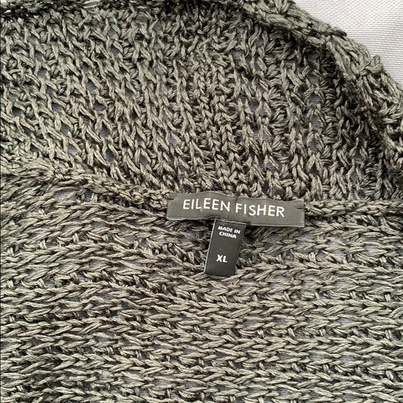 Eileen Fisher | Crochet Open Drape Cardigan - Picture 6 of 6
